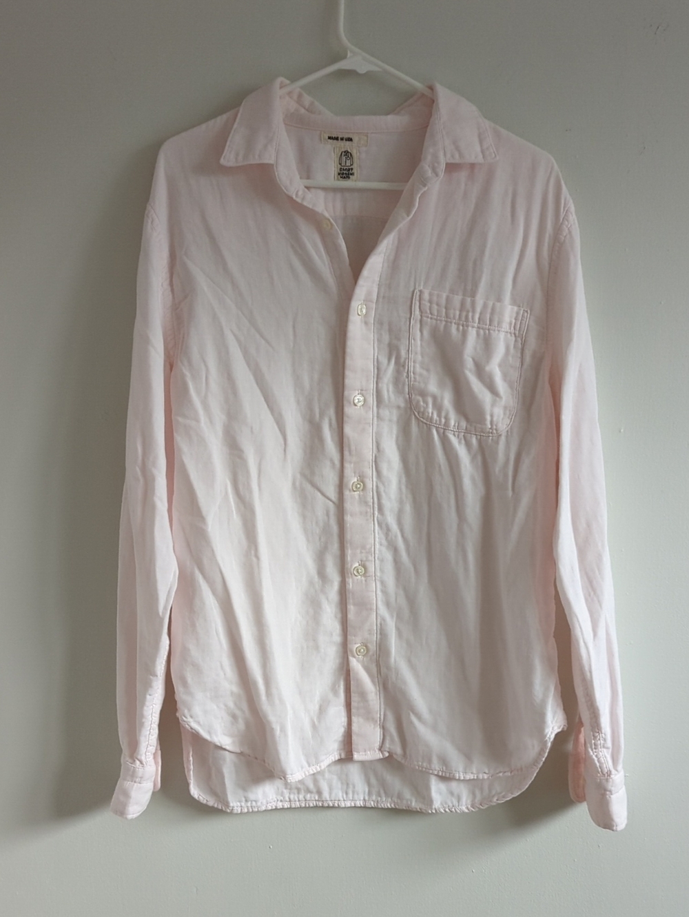 Hiroshi Kato Light Pink Button Down Shirt